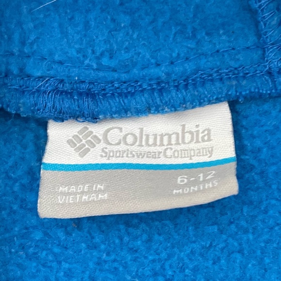 SOLD Columbia Royal Blue Snow Bunting suit, 6-12 months - Picture 6 of 7